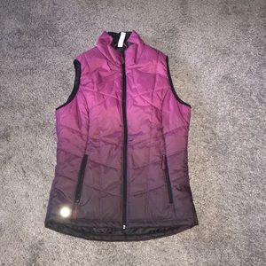 fuchsia vest